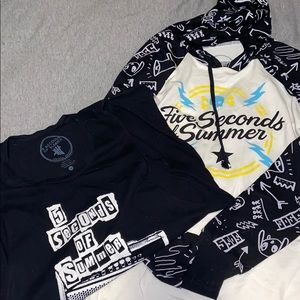 5SOS Hoodie and Muscle Tank Top